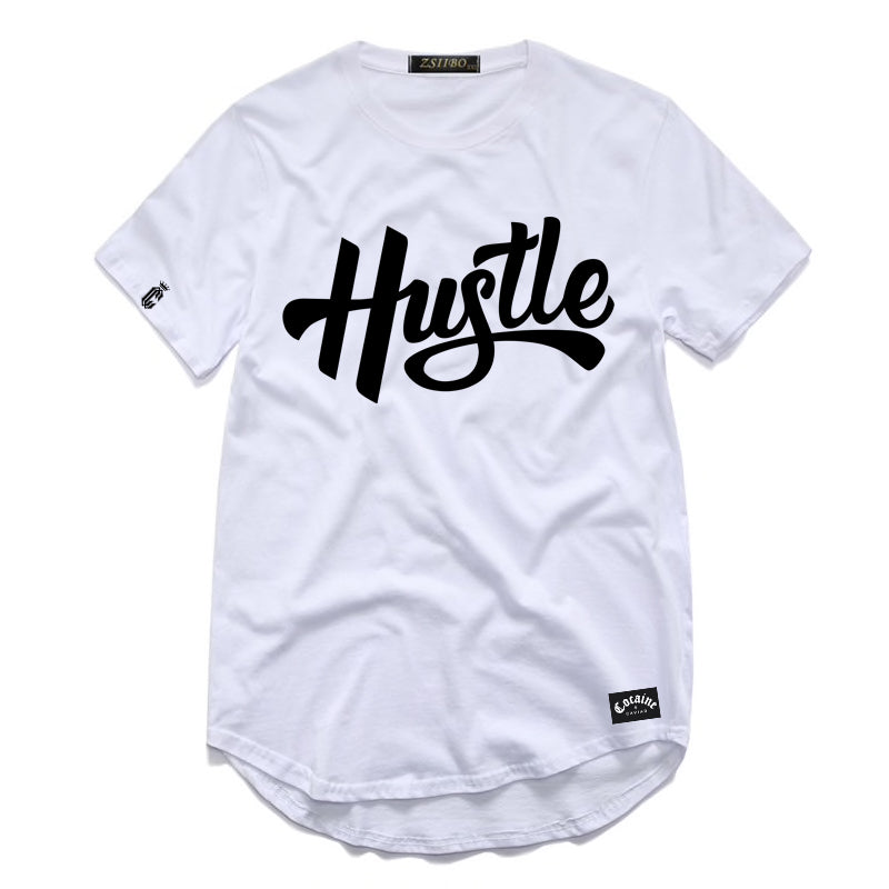 HUSTLE PREMIUM SCOOP BOTTOM WHITE