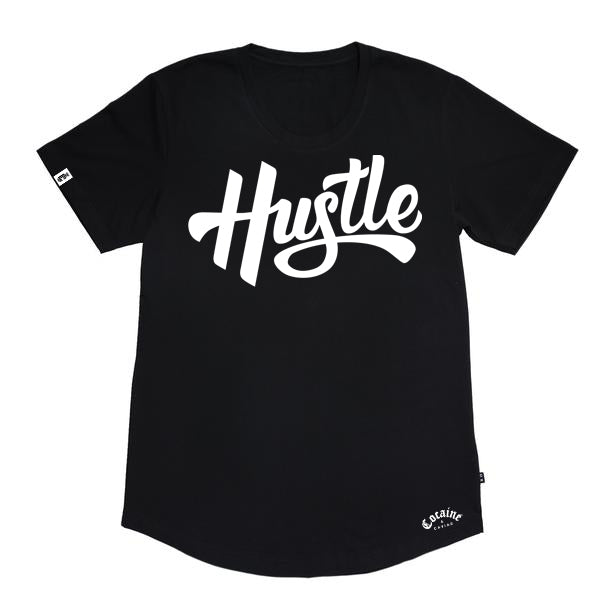 HUSTLE PREMIUM SCOOP BOTTOM BLACK