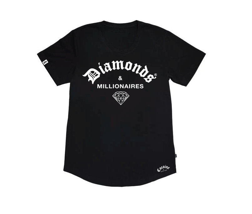 DIAMONDS & MILLIONAIRES GEO T-SHIRT