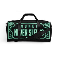 Thumbnail for MONEY NEVER SLEEPS DUFFLE BAG