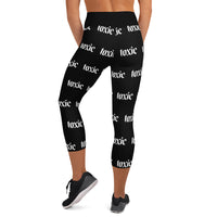 Thumbnail for TOXIC YOGA CAPRI LEGGINGS