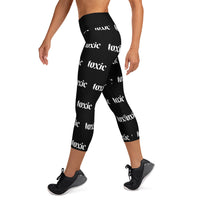 Thumbnail for TOXIC YOGA CAPRI LEGGINGS