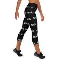 Thumbnail for TOXIC YOGA CAPRI LEGGINGS