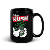 Thumbnail for ENJOY FRESHNESS BLACK GLOSSY MUG