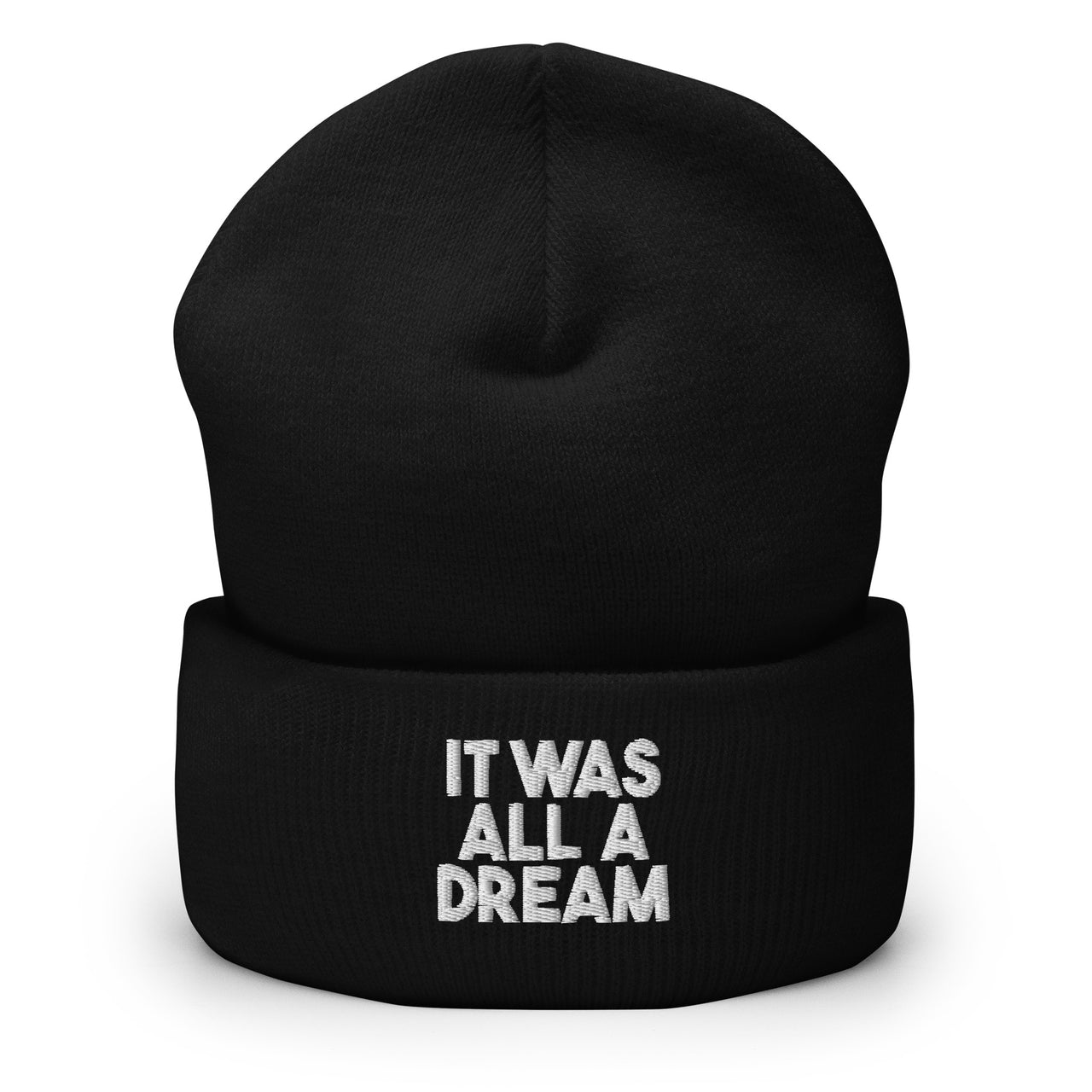 IT WAS ALL A DREAM CUFFED BEANIE