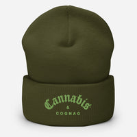 Thumbnail for CANNABIS COGNAC CUFFED BEANIE