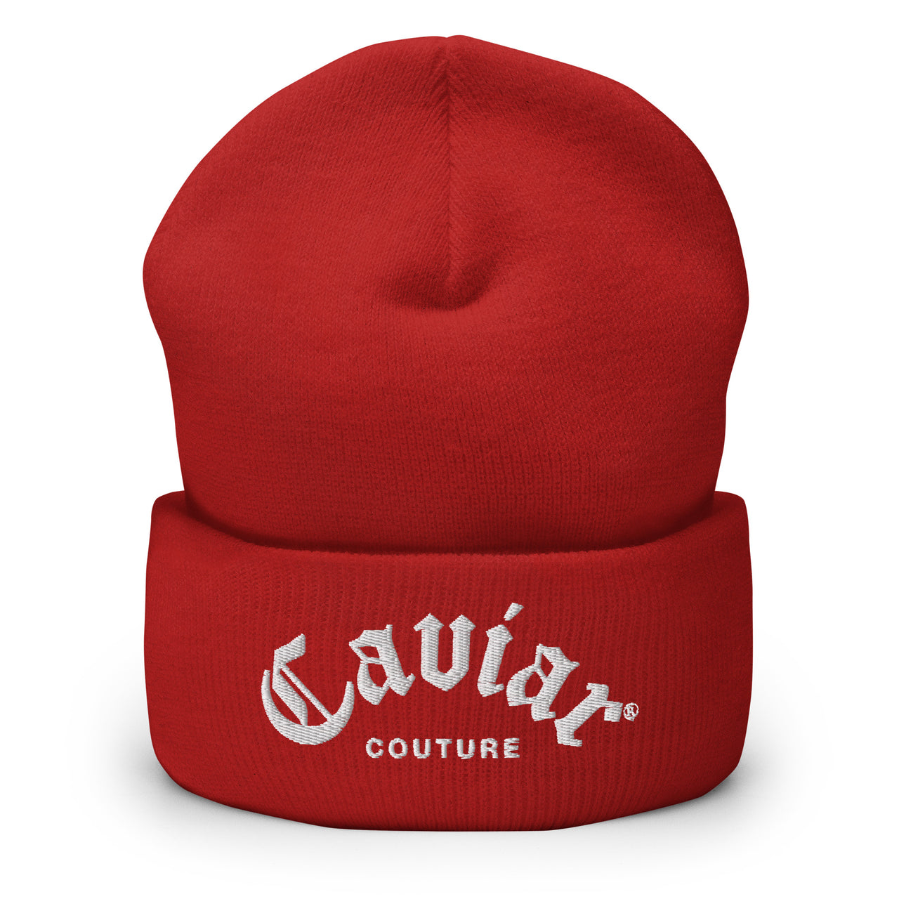 CAVIAR COUTURE CUFFED BEANIE