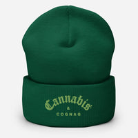 Thumbnail for CANNABIS COGNAC CUFFED BEANIE