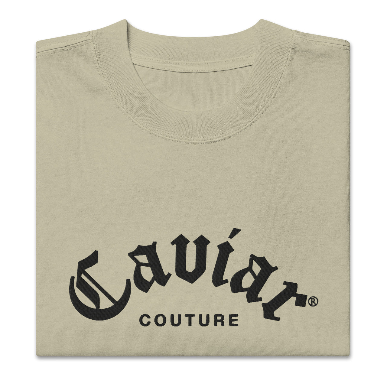 CAVIAR COUTURE OVERSIZED FADED T-SHIRT