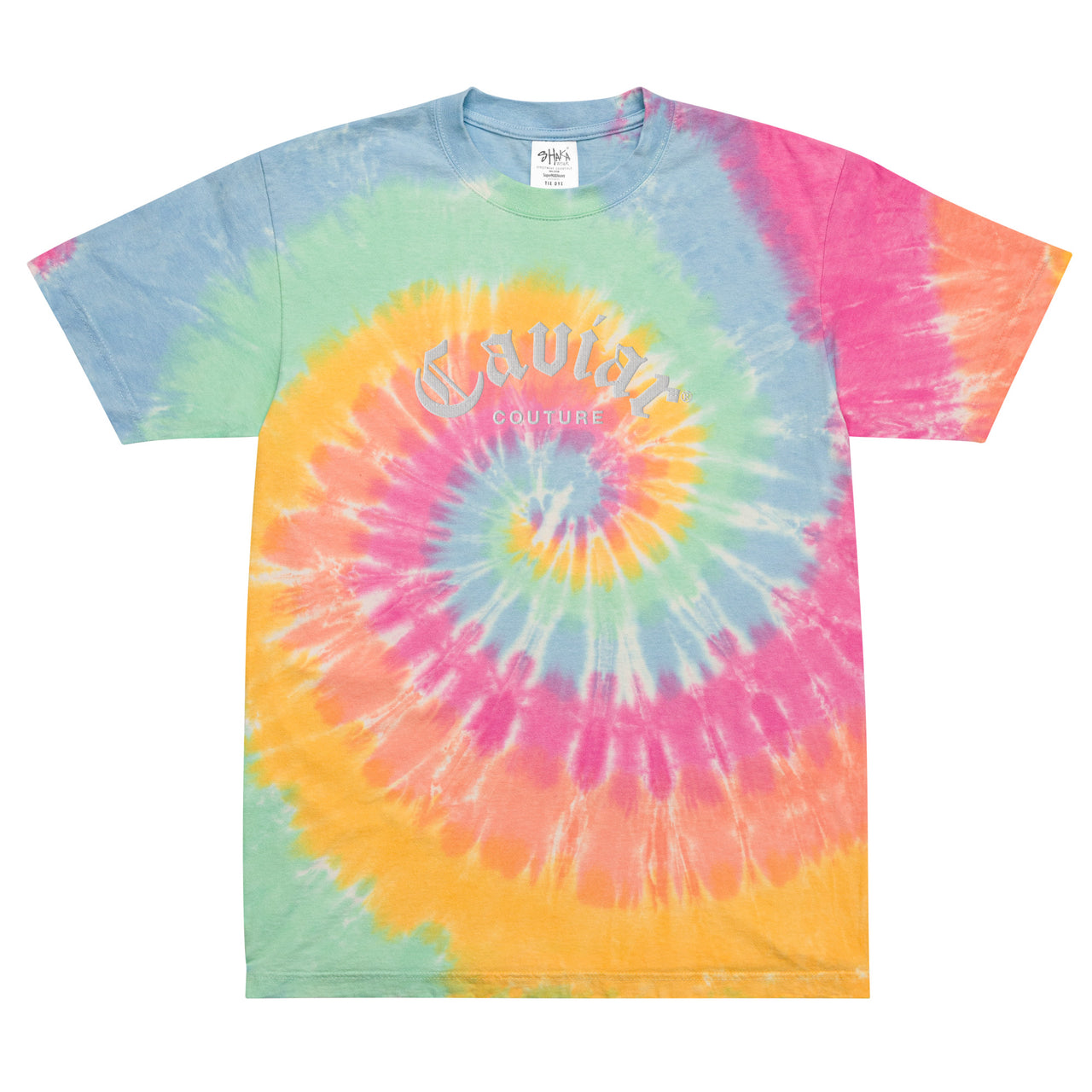 CAVIAR COUTURE OVERSIZED TIE-DYE T-SHIRT