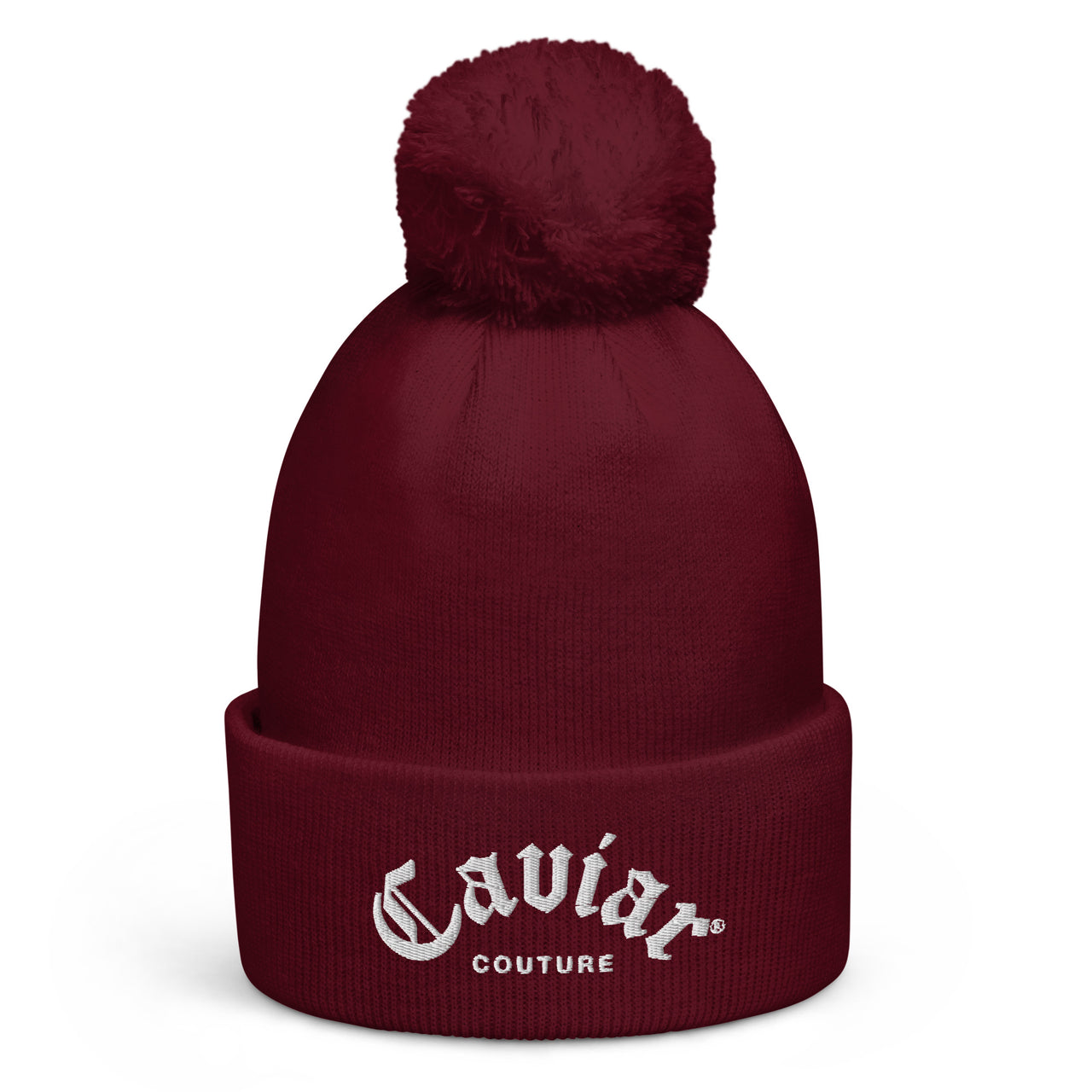 CAVIAR COUTURE POM POM BEANIE