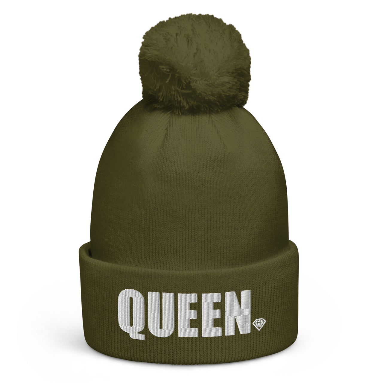 QUEEN POM POM BEANIE