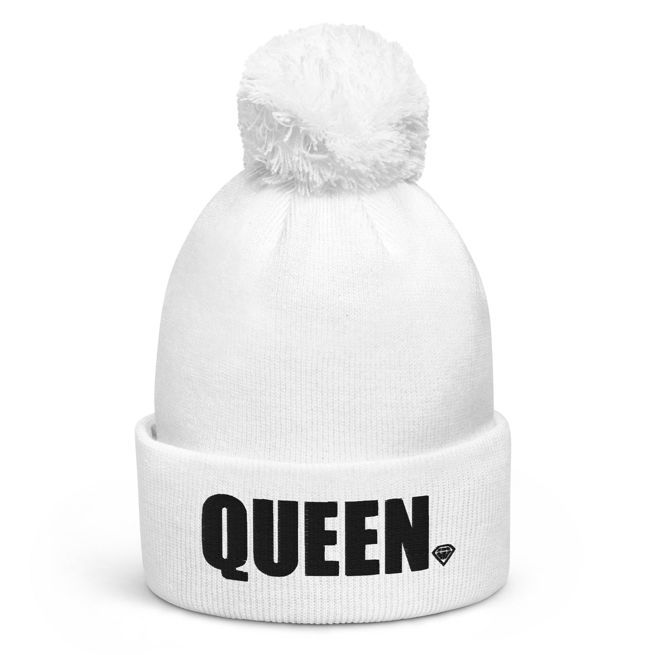 QUEEN POM POM BEANIE