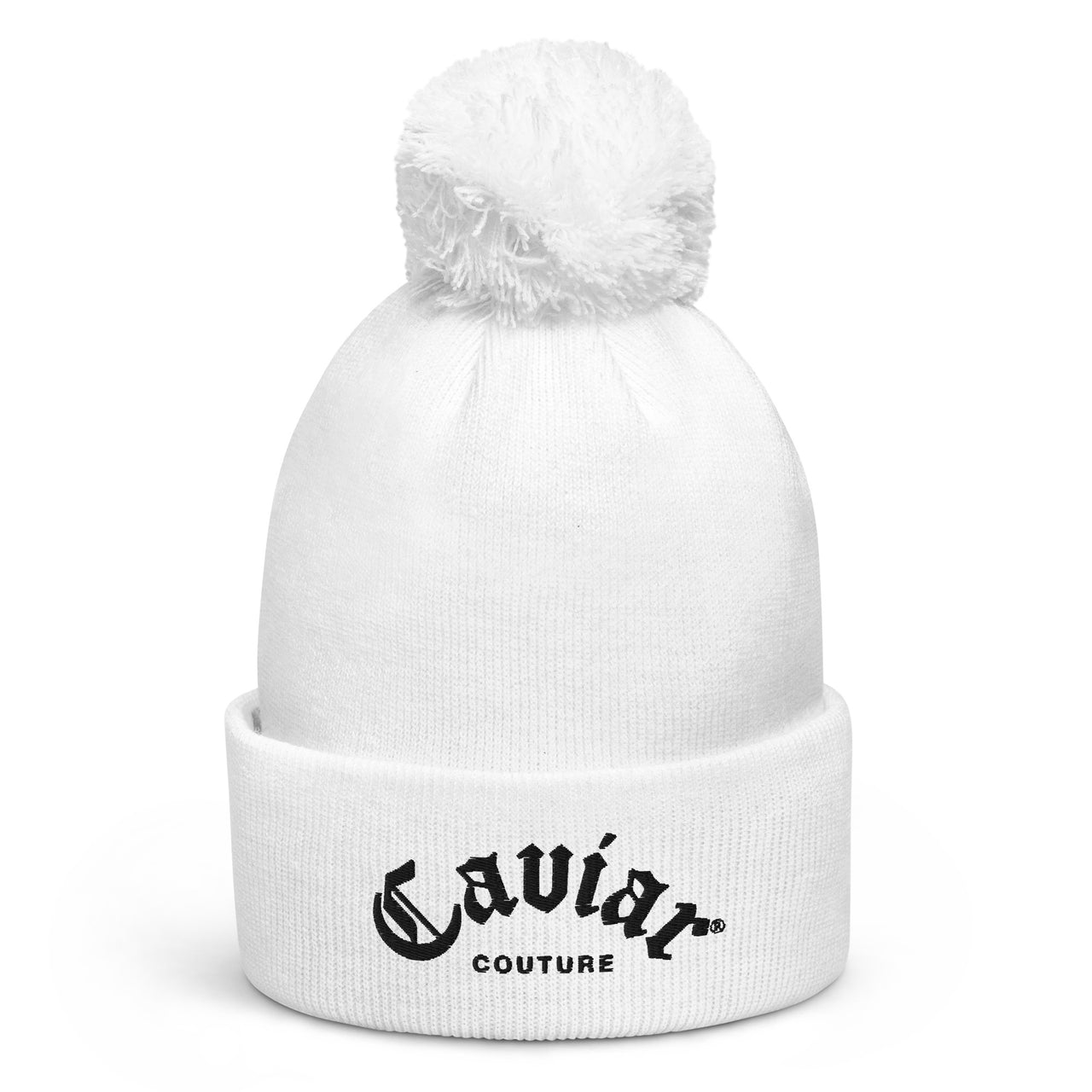 CAVIAR COUTURE POM POM BEANIE