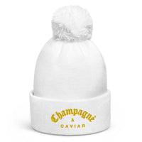 Thumbnail for CHAMPAGNE & CAVIAR POM POM BEANIE