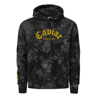 Thumbnail for CAVIAR COUTURE GOLD CHAMPION TIE-DYE HOODIE