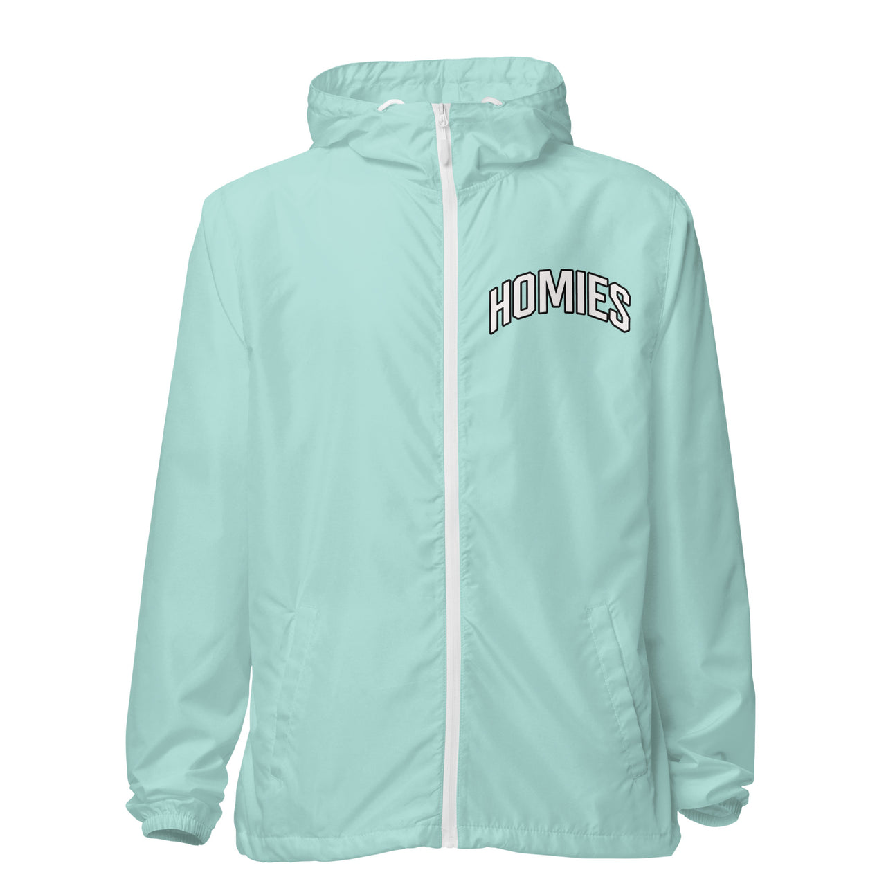 HOMIES lightweight zip up windbreaker