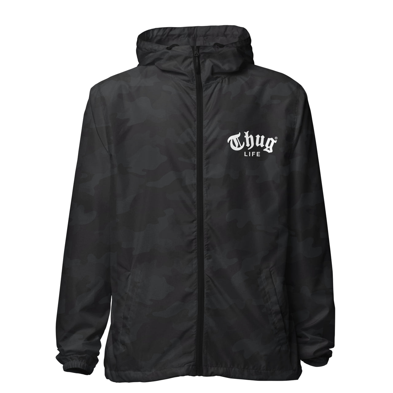 THUG LIFE ZIP UP WINDBREAKER