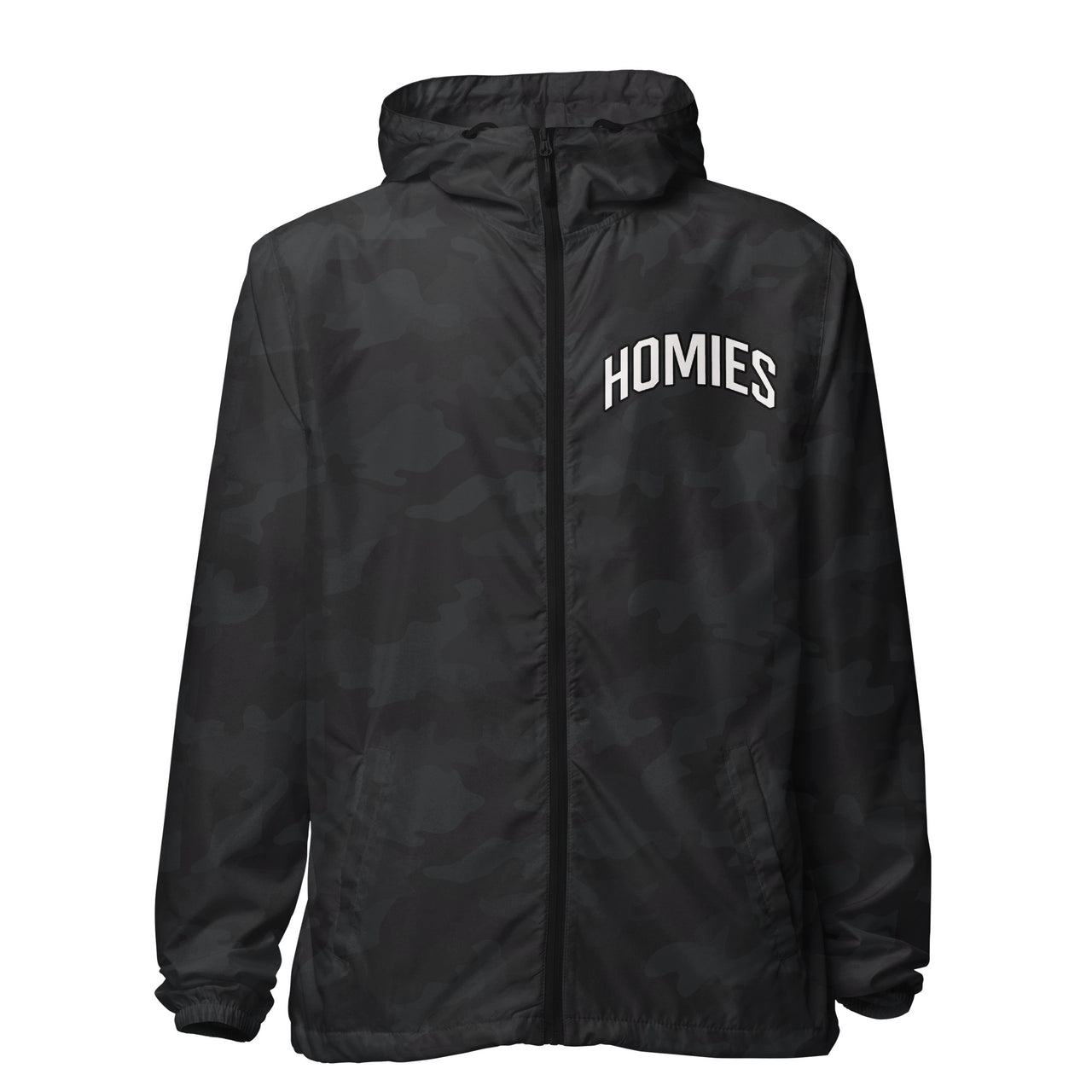 HOMIES lightweight zip up windbreaker