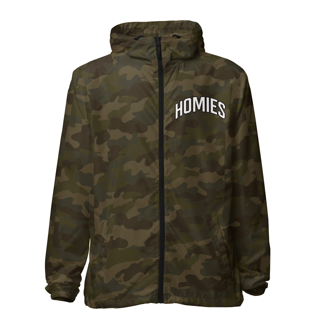 HOMIES lightweight zip up windbreaker