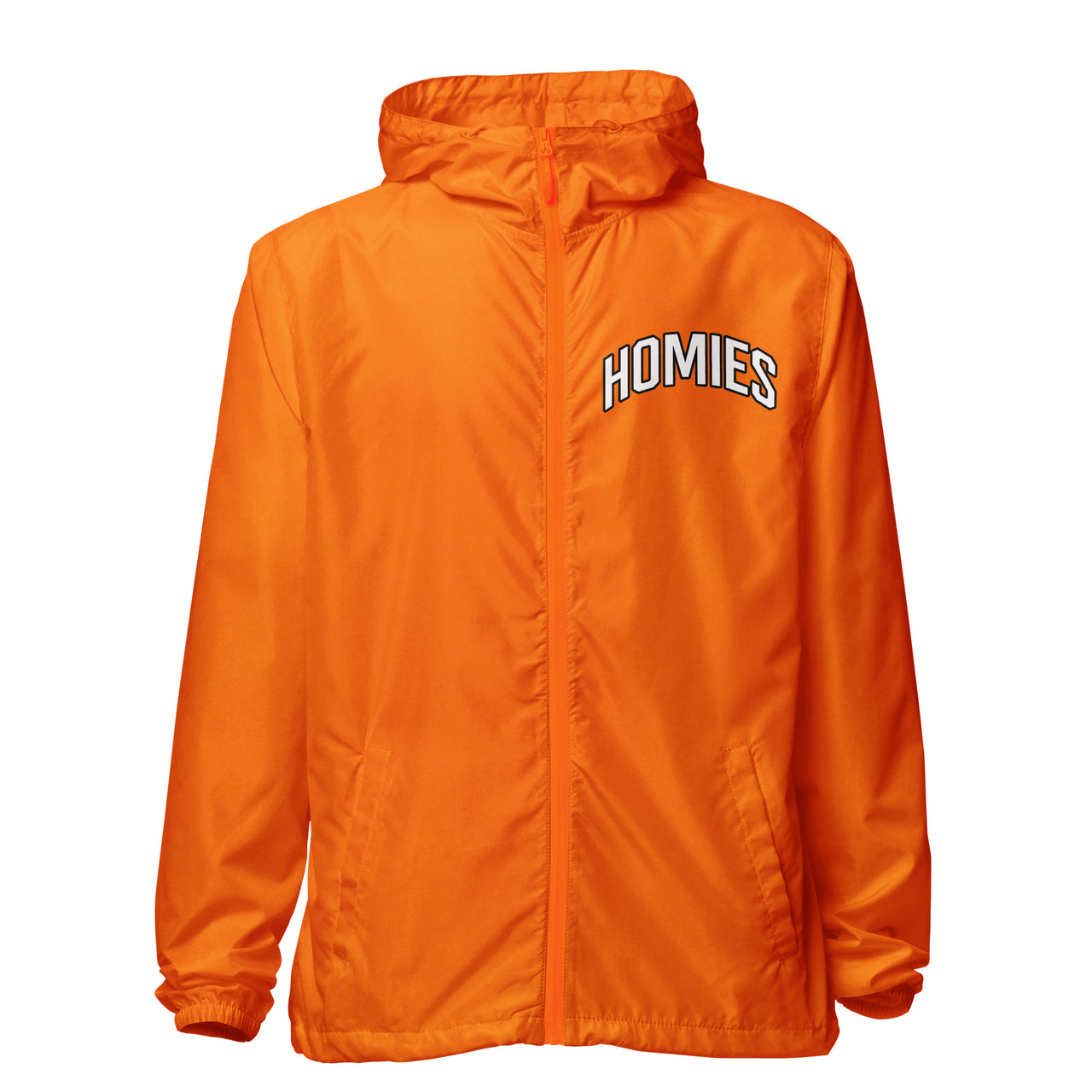 HOMIES lightweight zip up windbreaker