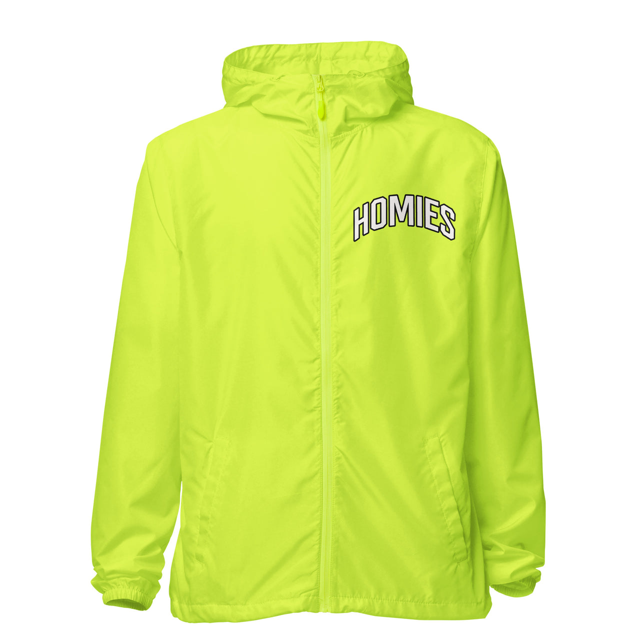 HOMIES lightweight zip up windbreaker