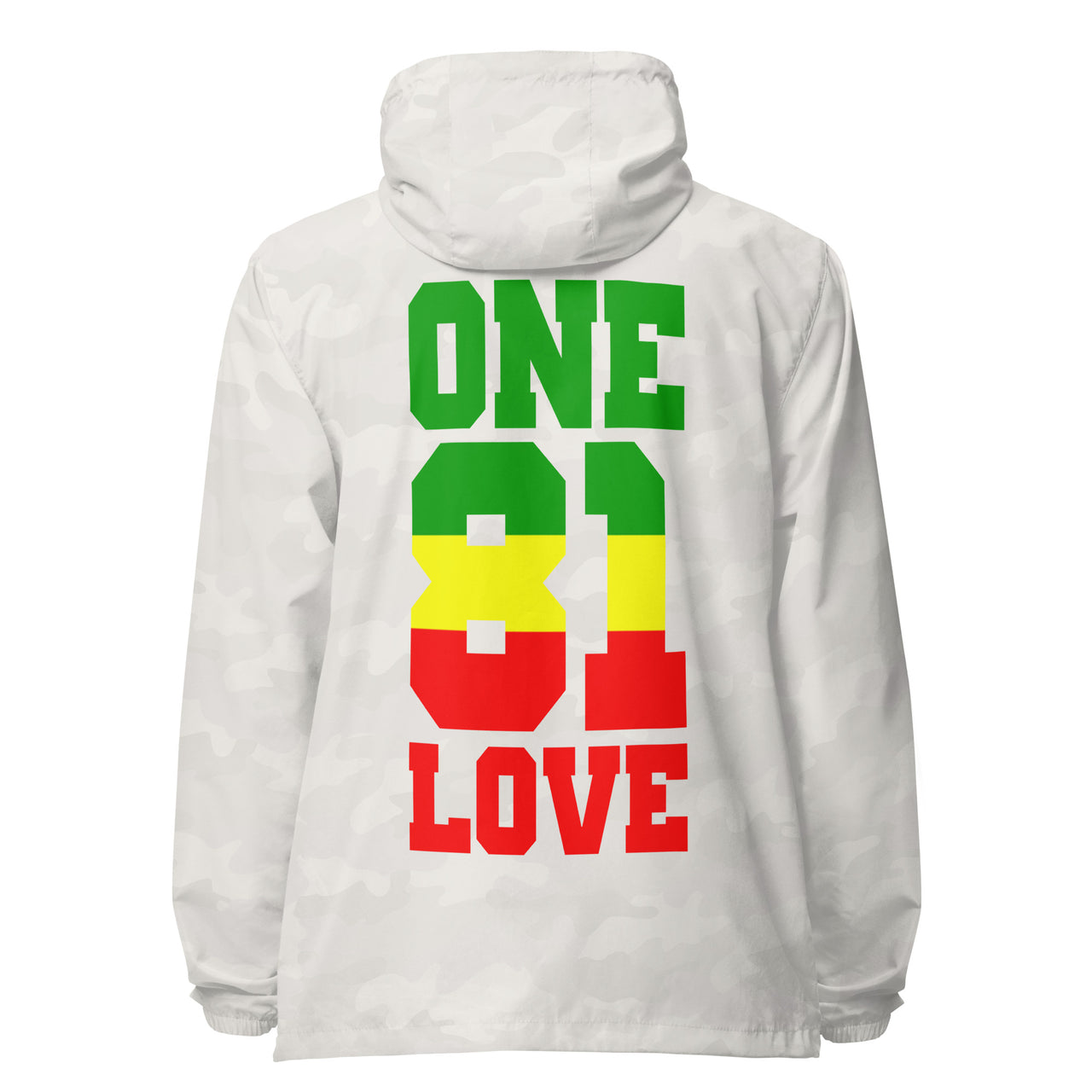 ONE LOVE 81 ZIP UP WINDBREAKER