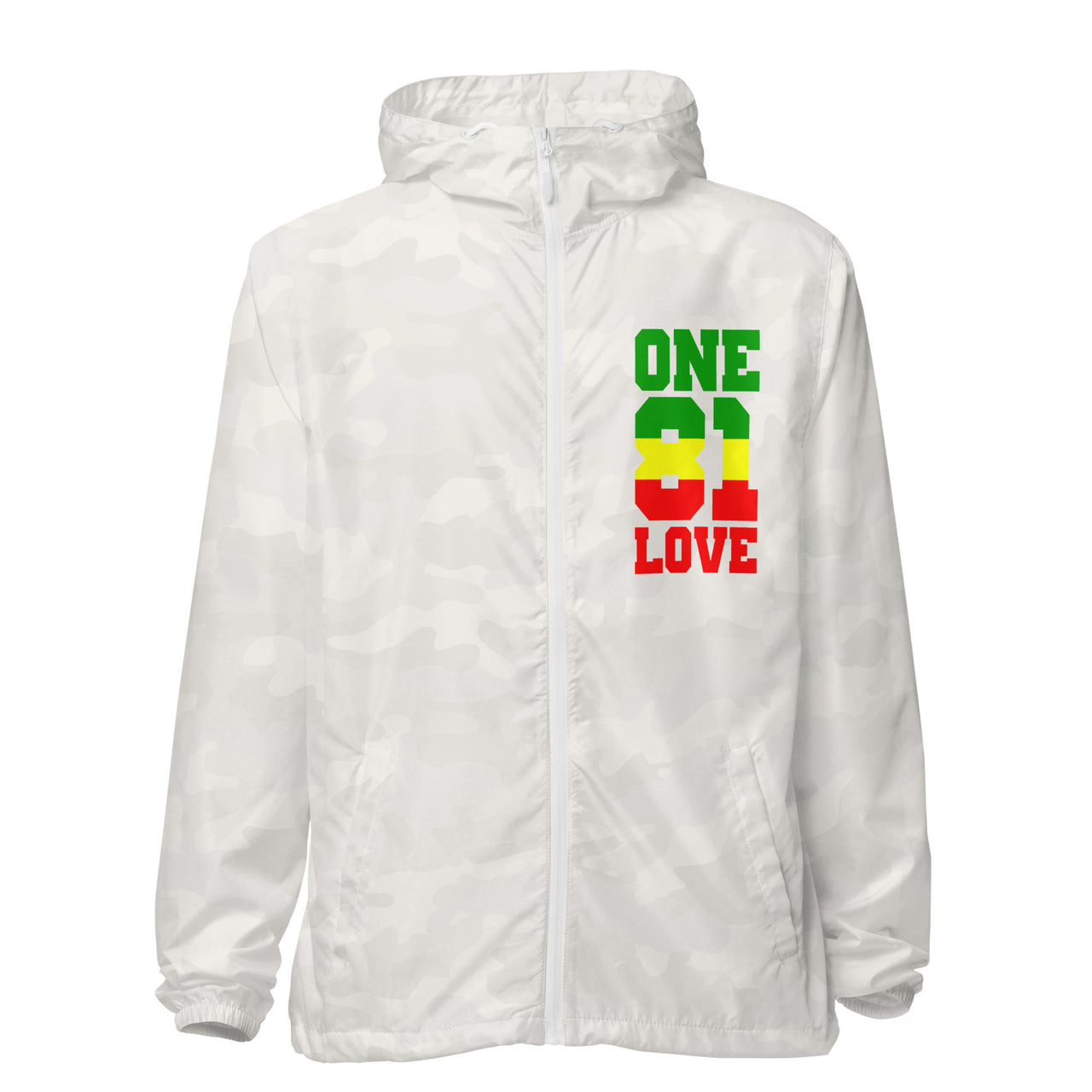 ONE LOVE 81 ZIP UP WINDBREAKER