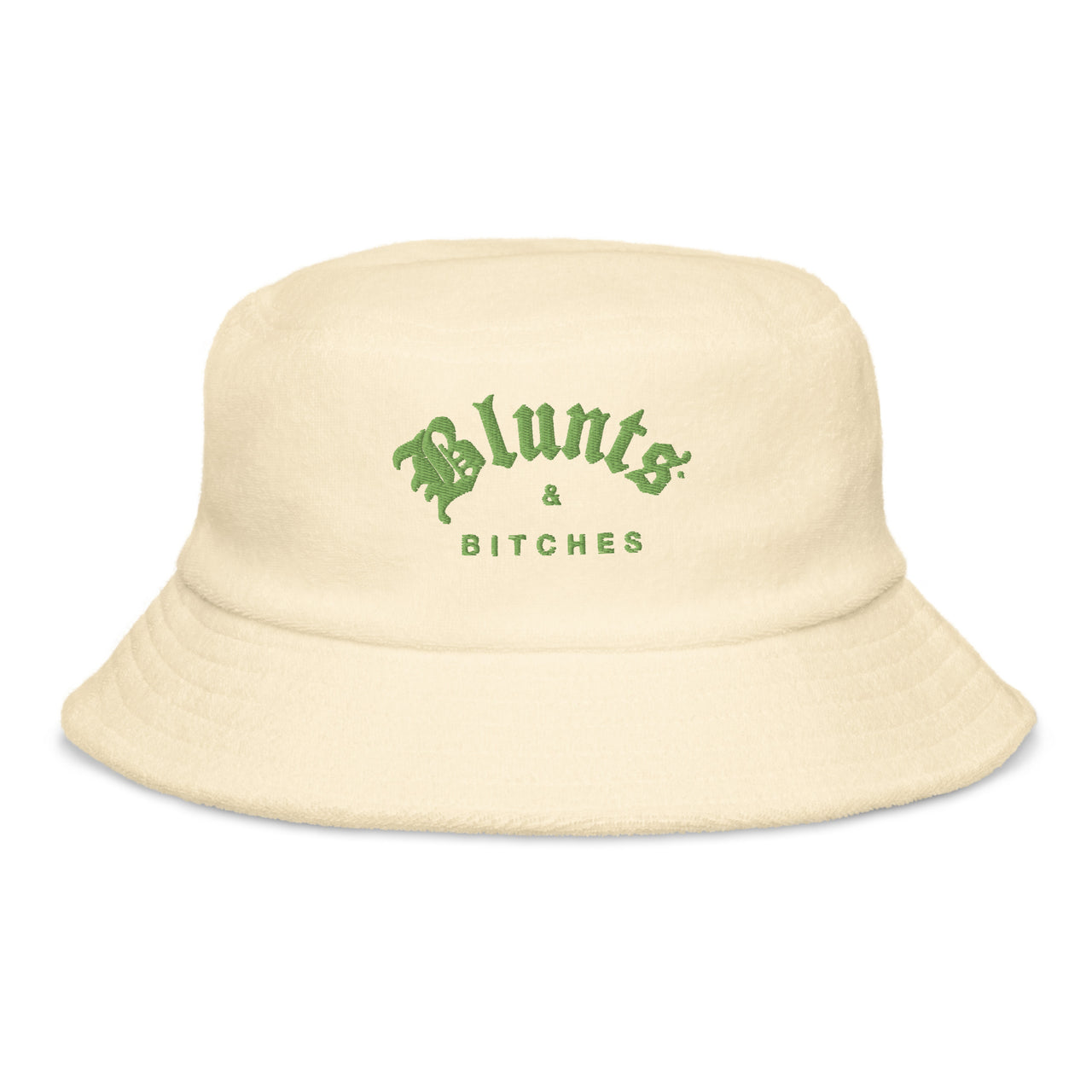 BLUNTS UNSTRUCTURED TERRY CLOTH BUCKET HAT