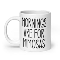 Thumbnail for MORNINGS ARE FOR WHITE GLOSSY MUG