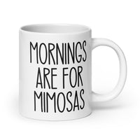 Thumbnail for MORNINGS ARE FOR WHITE GLOSSY MUG