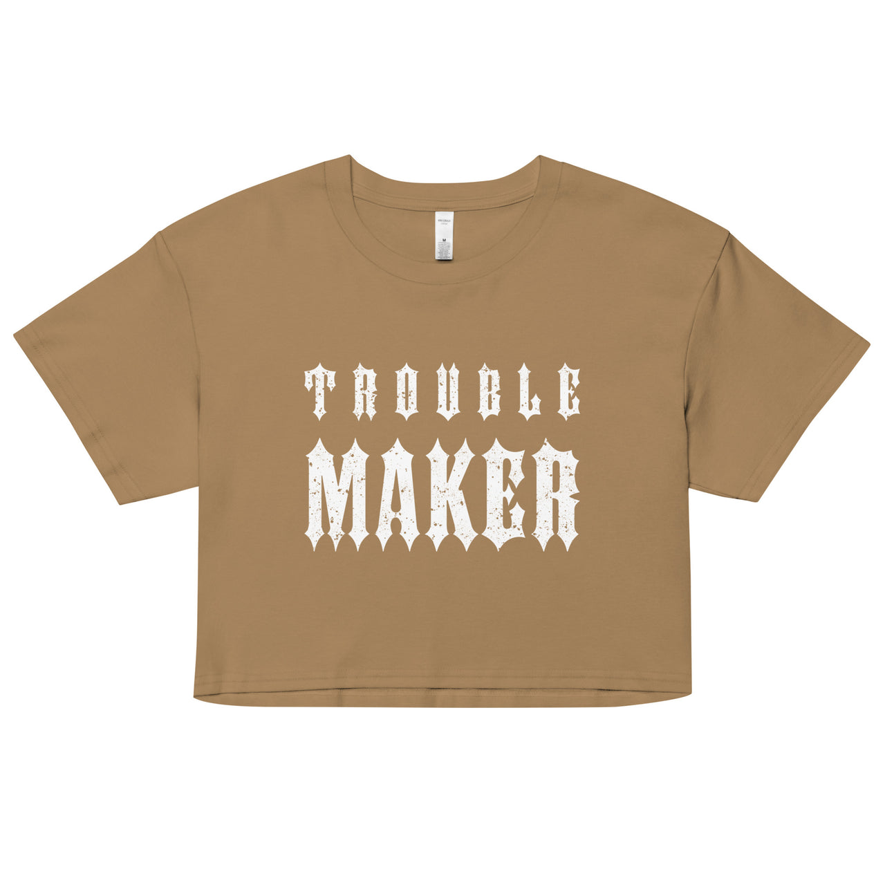 TROUBLE MAKER WOMEN’S CROP TOP