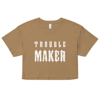 Thumbnail for TROUBLE MAKER WOMEN’S CROP TOP