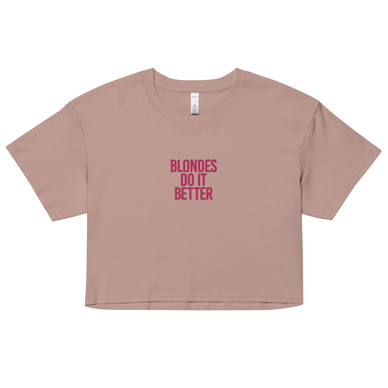 BLONDS DO IT BETTER WOMEN’S CROP TOP