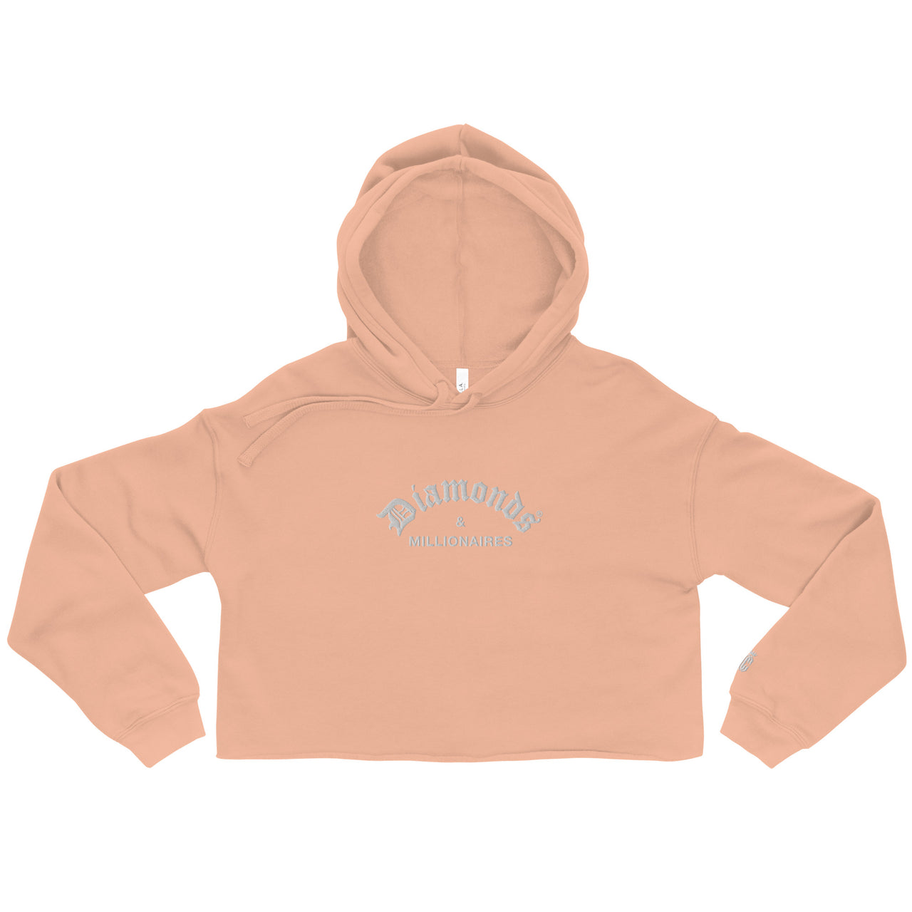 DIAMONDS & MILLIONAIRES CROP HOODIE