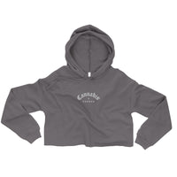 Thumbnail for CANNIBIS COGNAC CROP HOODIE