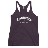 Thumbnail for CANNABIS COGNAC WOMEN'S RACERBACK TANK